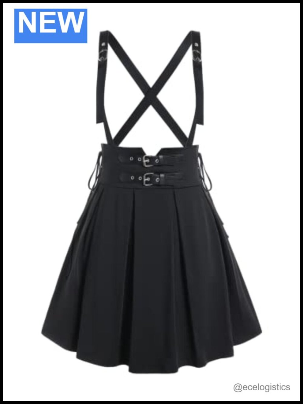 Plus Size Gothic High Waist Tie Skirt